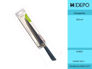SZÜRKE NYELŰHÚSVÁGÓ KÉS 20.3CM