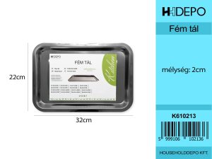 Fém tál 32*22*2cm