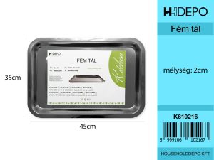 Fém tál 45*35*2cm