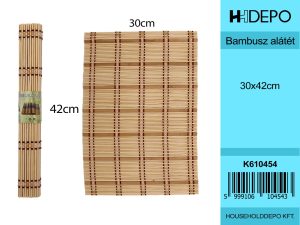 Bambusz alátét 30x45cm 4db/csomag