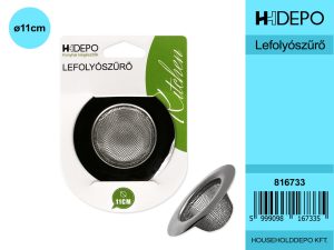 Lefolyószűrő 11cm