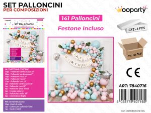 Léggömb szett 141PCS