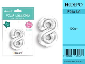 100CM FÓLIA LUFI EZÜST 8
