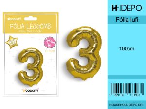 100CM FÓLIA LUFI ARANY 3