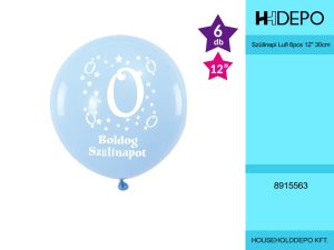 Szülinapi Lufi 6pcs 12" 30cm