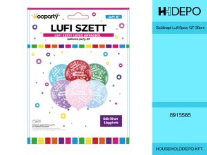 Szülinapi Lufi 6pcs 12