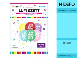 Szülinapi Lufi 12" 30cm 6pcs