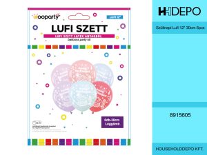 Szülinapi Lufi 12" 30cm 6pcs