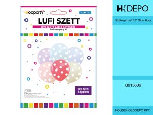 Szülinapi Lufi 12" 30cm 6pcs