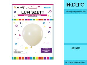 Szülinapi lufi pasztell 10pcs
