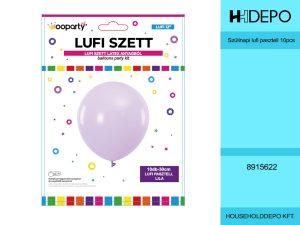 Szülinapi lufi pasztell 10pcs