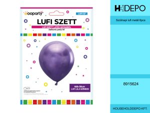 Szülinapi lufi metál 6pcs