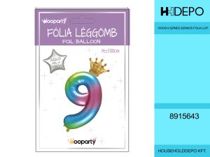 100CM 9 SZÍNES SZÁMOS FÓLIA LUFI
