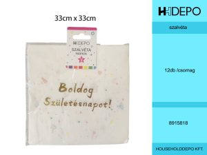 Boldog Születésnapot szalvéta