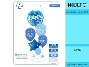 happy birthday Lufi szett 9db