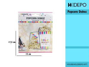 POPCORN PAPÍRDOBOZ