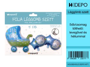 FÓLIA LÉGGÖMB SZETT 5PCS
