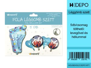 FÓLIA LÉGGÖMB SZETT 5PCS
