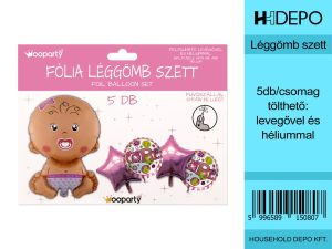 FÓLIA LÉGGÖMB SZETT 5PCS