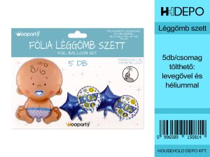 FÓLIA LÉGGÖMB SZETT 5PCS