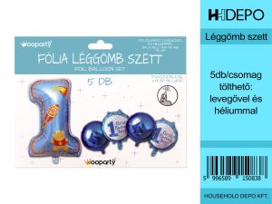 FÓLIA LÉGGÖMB SZETT 5PCS
