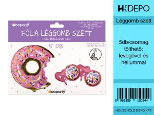 FÓLIA LÉGGÖMB SZETT 5PCS