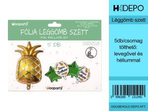 FÓLIA LÉGGÖMB SZETT 5PCS