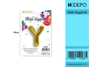 Betű léggömb / Arany Y
