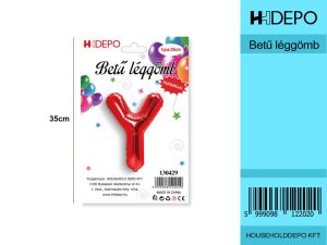 Betű léggömb / Pirosas Y
