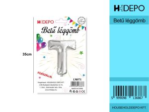 Betű léggömb TEzüst