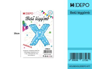 Betű léggömb "X"