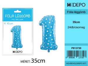 Szám léggömb / Kek