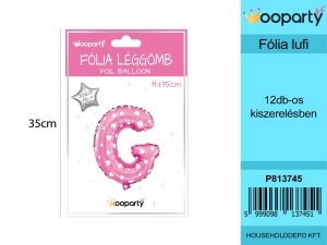Betű léggömb "G"