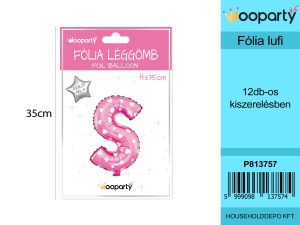 Betű léggömb S