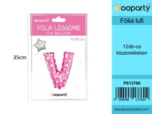 Betű léggömb "V"